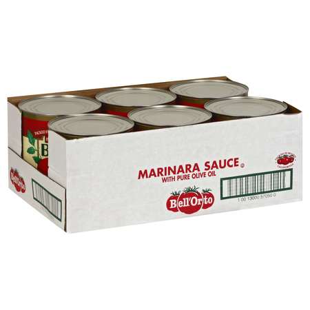 BELL ORTO Sauce Marinara 105 oz., PK6 10013000570500